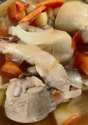 รูปของ ซุปไก่มันฝรั่งคลีน ปรุงน้อย