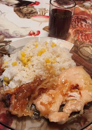Una foto de Pollo en base de cebolla y miel de Alexis Leal