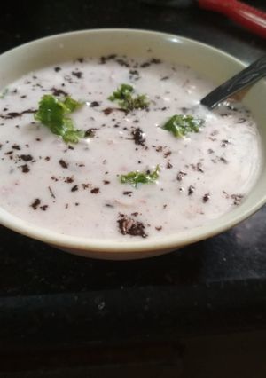 A picture of Mix raita.