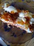 Canelones de acelga y pollo