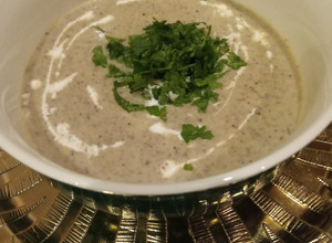 صورة لوصفة شوربة الفطر الكريمية 🍄🍄