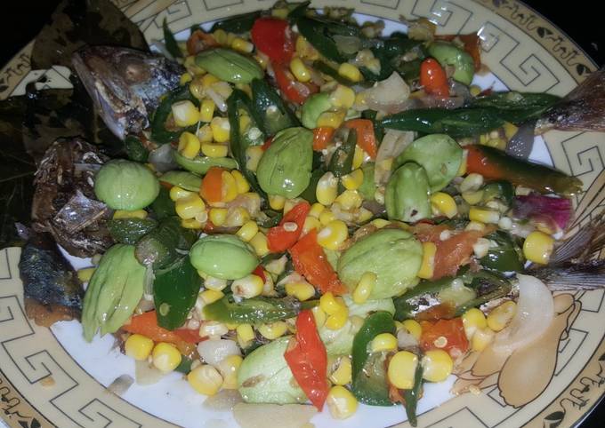 Resep Masak peda jagung petai Anti Gagal