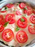 Lasaña de verduras a la Caprese