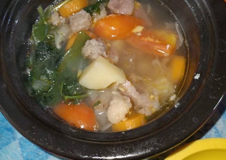 Langkah Mudah untuk Menyiapkan Sup daging pake sloowcooker Anti Gagal
