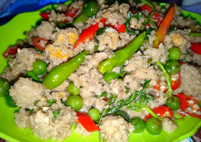 Resep #resep pertama ku Oncom Leunca Anti Gagal