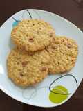 Galletas de avena con chispas de chocolate