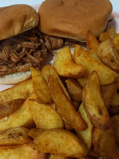 Una foto de Pulled pork en olla de cocción lenta