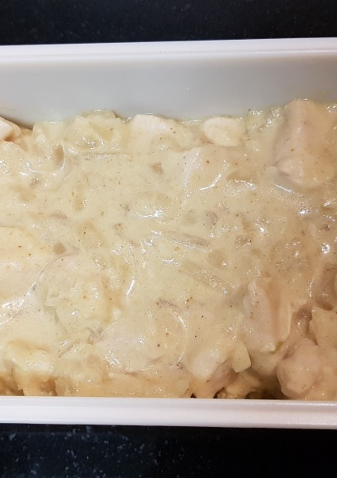 Una foto de Mijo con pollo al curry
