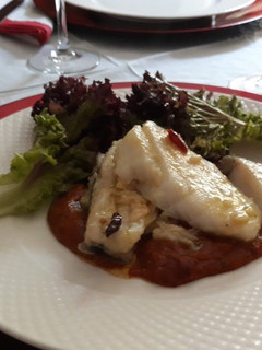 Una foto de Bacalao a la vizcaína