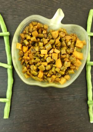बींस और आलू की सब्जी(beans aur aloo ki sabzi recipe in hindi) रेसिपी मुख्य फोटो