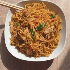 A picture of Spicy Chicken Noodles.