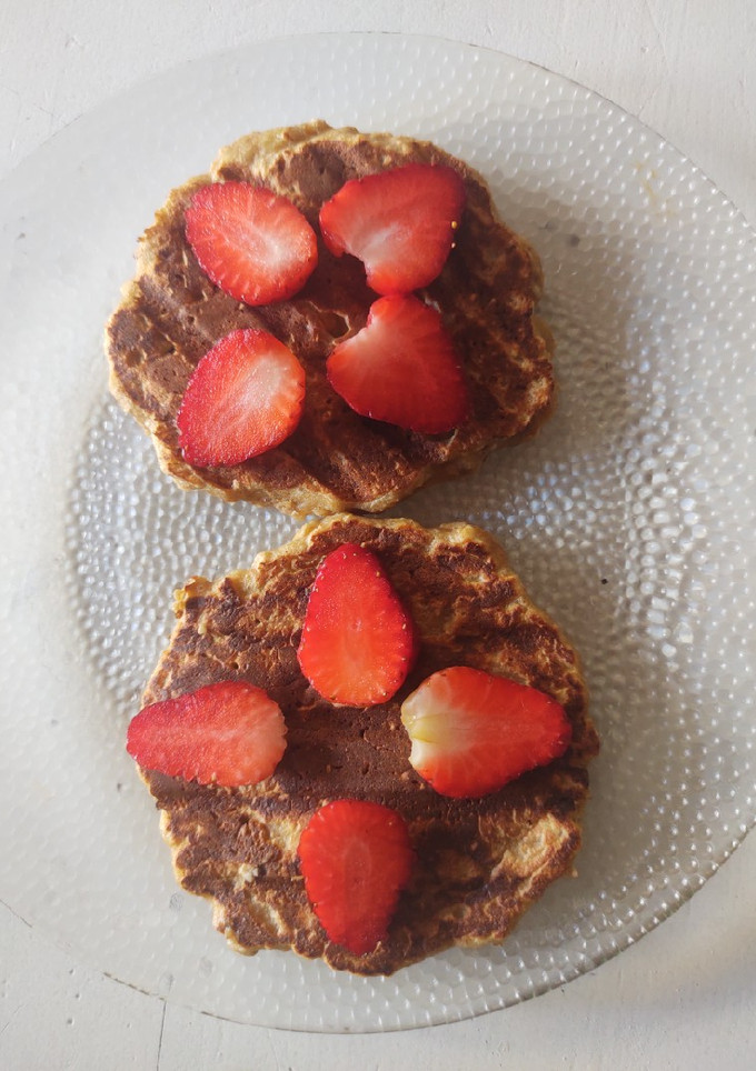 Una foto de Pancakes saludables