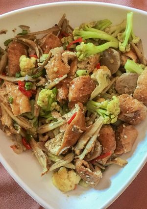 Foto resep Tahu Cokelat Campur