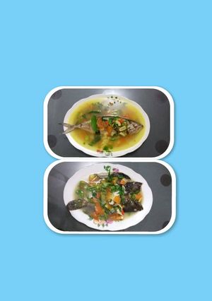 Foto resep Ikan kerapu dan ikan kembung kua asam