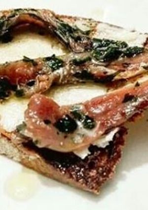 Foto di Bruschetta di acciughe