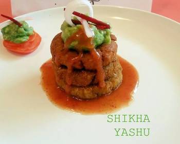 Popular Cuisine Loaded_GUACAMOLE_With_Bean_Corn_Kebabs Delicious Nutritious