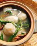 Canh khoai sọ rau rút (nhút)