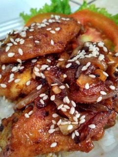 Foto resep BBQ chicken wings
