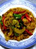 ผัดเผ็ดไก่บ้านใส่สะตอ