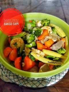 Foto resep 622. 🍲 Sapo Tahu Bakso Sapi