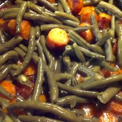 A picture of Butter Carrots and Green Beans.