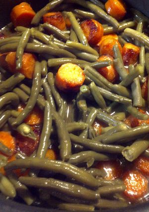 A picture of Butter Carrots and Green Beans.