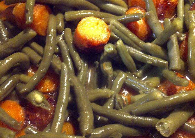 Butter Carrots and Green Beans