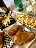 Fish and chips con tocco provenzale