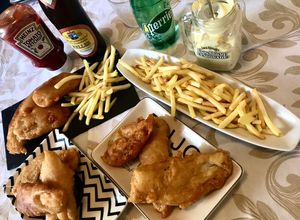Foto di Fish and chips con tocco provenzale