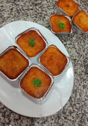 صورة لوصفة بسبوسة