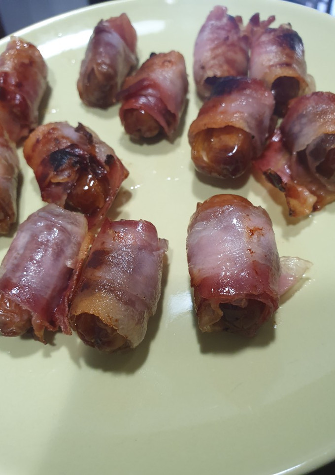 Una foto de Dátiles con bacon