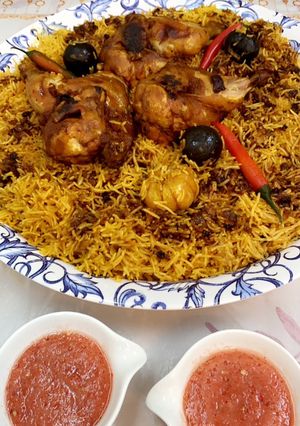 صورة لوصفة كبسه حساويه