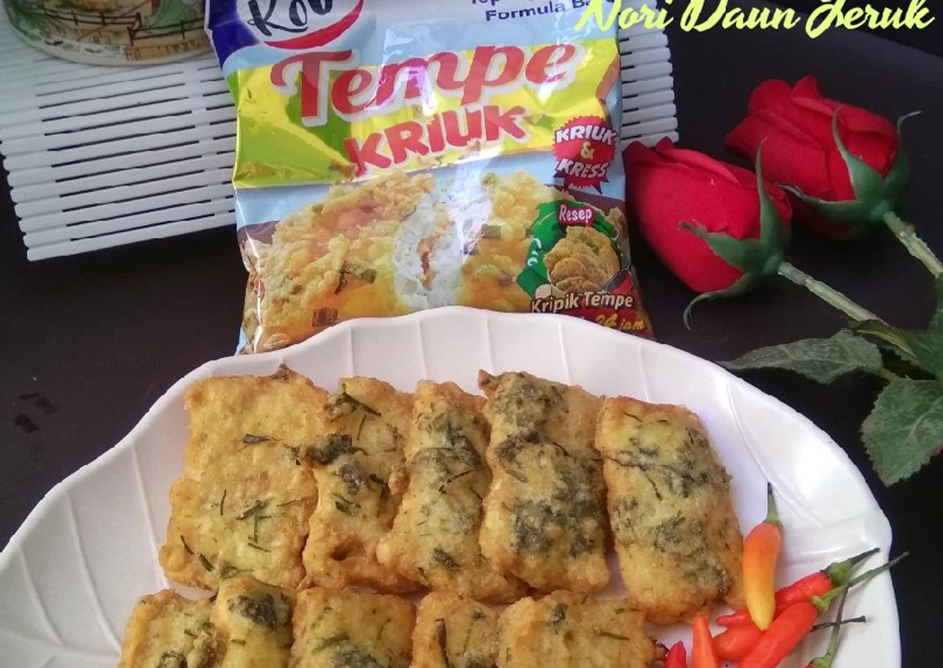 Tempe Goreng Kriuk Nori Daun Jeruk