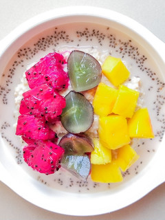 Foto resep Fruity oat with almond milk