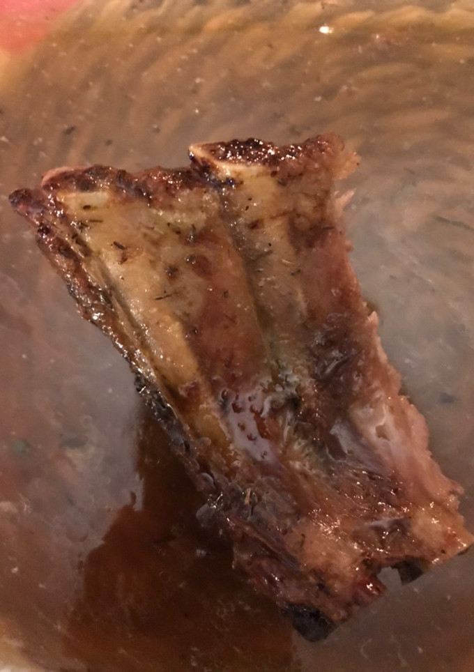 Una foto de Costillas asadas con miel