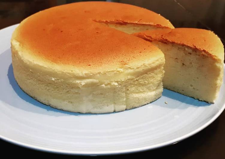 Cara Gampang Menyiapkan Japannesse cheesecake Anti Gagal