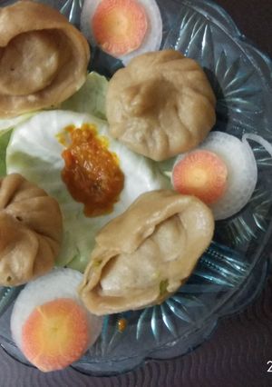 A picture of Vegetables momos.
