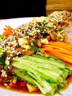 涼拌生菜冬粉 的食譜成品照片