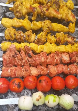 عکسی از دستور جوجه کباب باسس زرشک