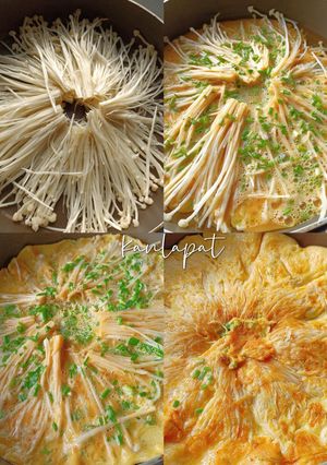 รูปของ ไข่เจียวเห็ดเข็มทอง