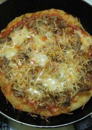 Foto resep Pizza teflon mudah dan lezat