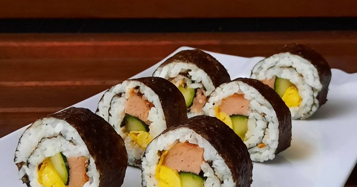 112 resep gulung sushi telur gulung sosis enak dan ...