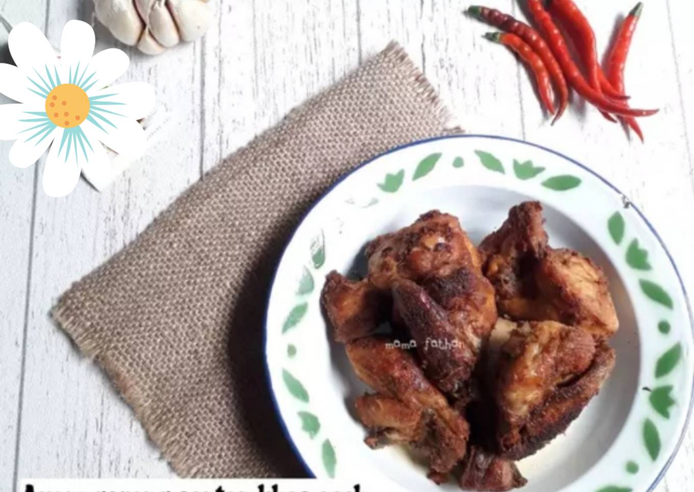 Ayam goreng santan khas aceh