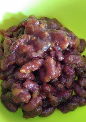 Foto resep Kacang merah tumis kering