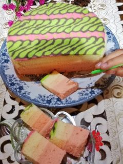 Foto resep Cake Lukis Ombre