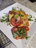Pastel de zucchini y pollo