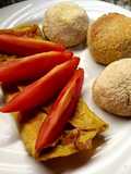 Croquetas de papa y garbanzos