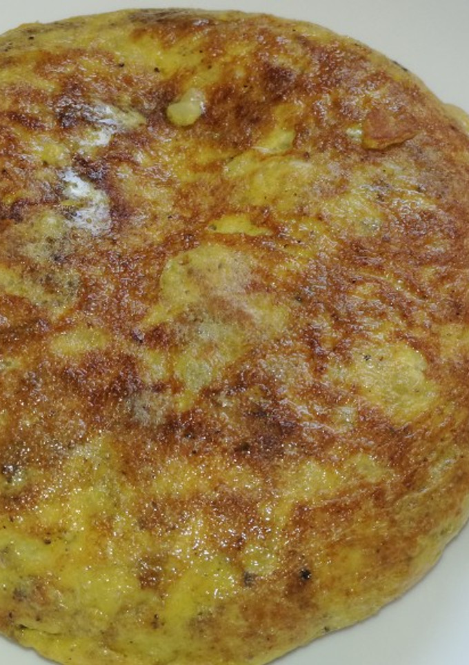 Una foto de Tortilla de patatas al curry