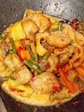 Krecek Tahu Sayur / Crispy Cattle Skin With Veg in Coconut Milk