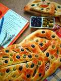 خبز الفوقاس fougasse aux olives